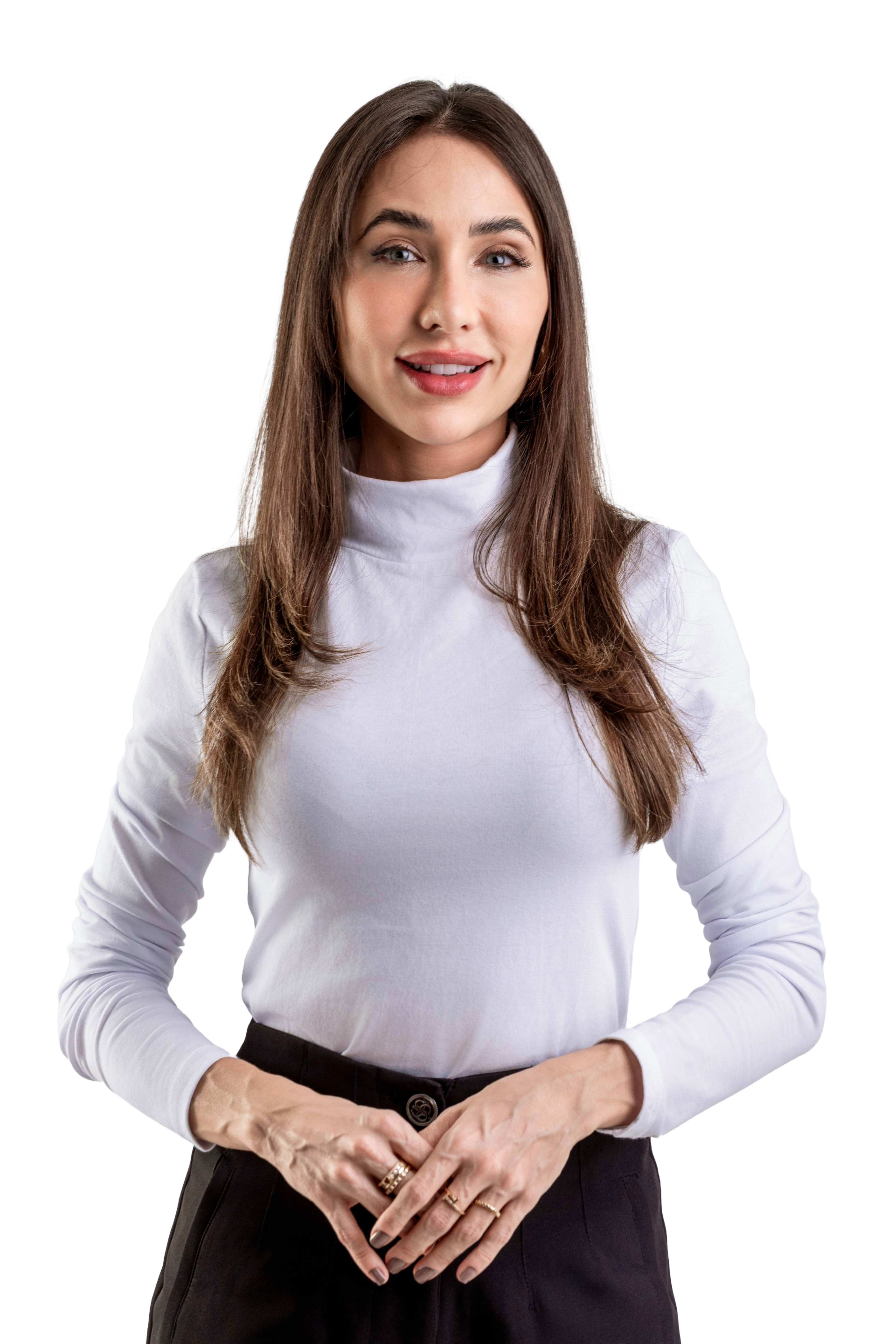 Perita Tirotti — retrato oficial da candidata
